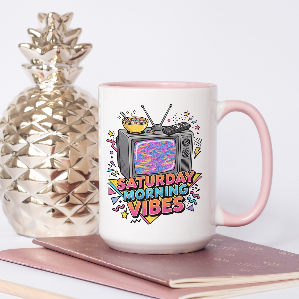 Saturday morning vibes mug