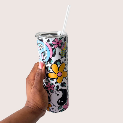 Groovy pop 20oz tumbler